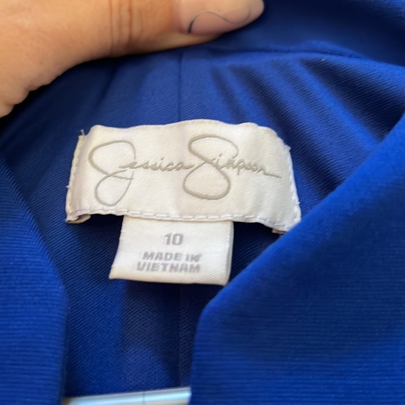 Beautiful blue Jessica Simpson dress size 10 - Picture 2 of 3